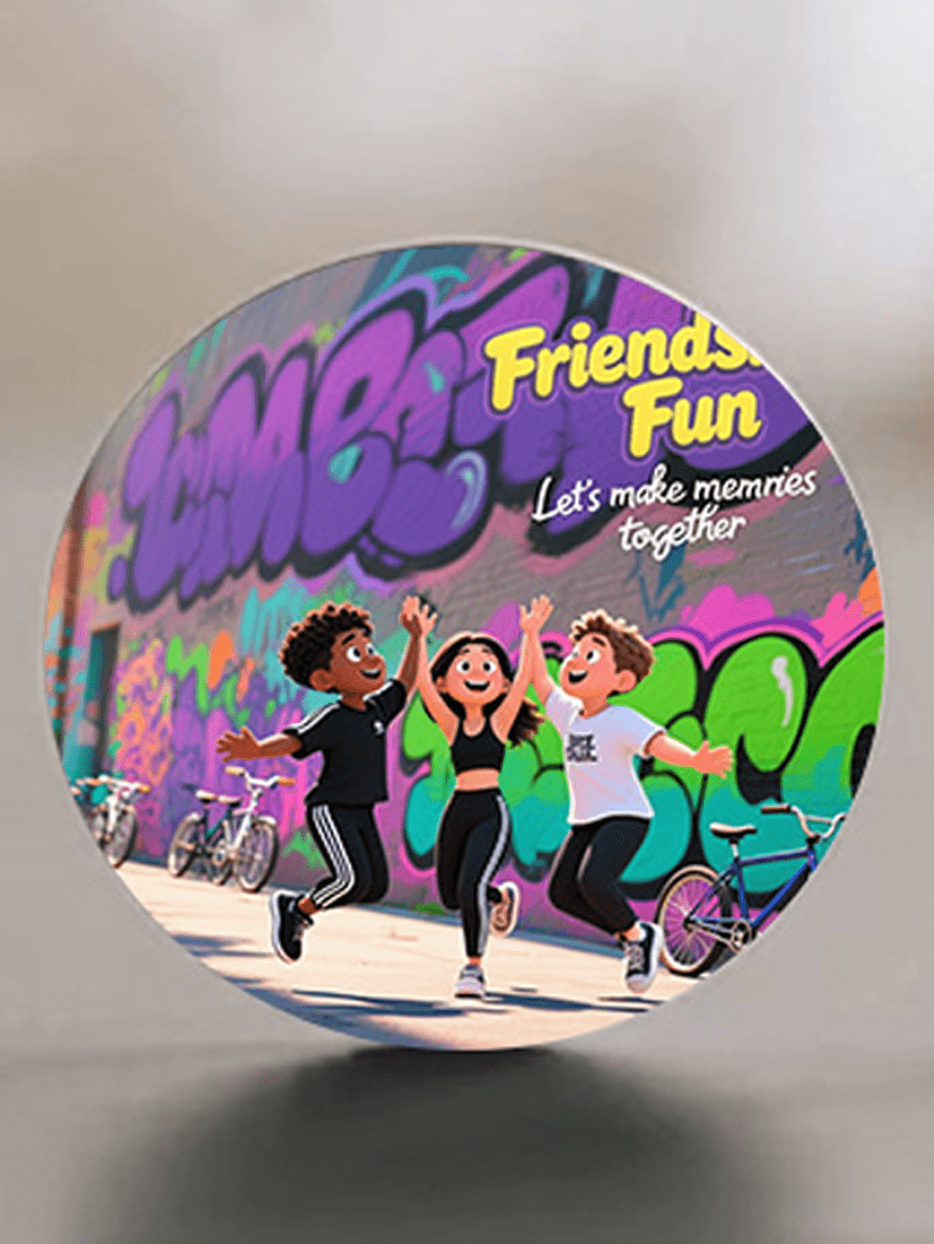 Pixar-Style Photo Customization for refrigerator sticker